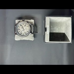 Nixon gun metal watch 51-30 Chromo